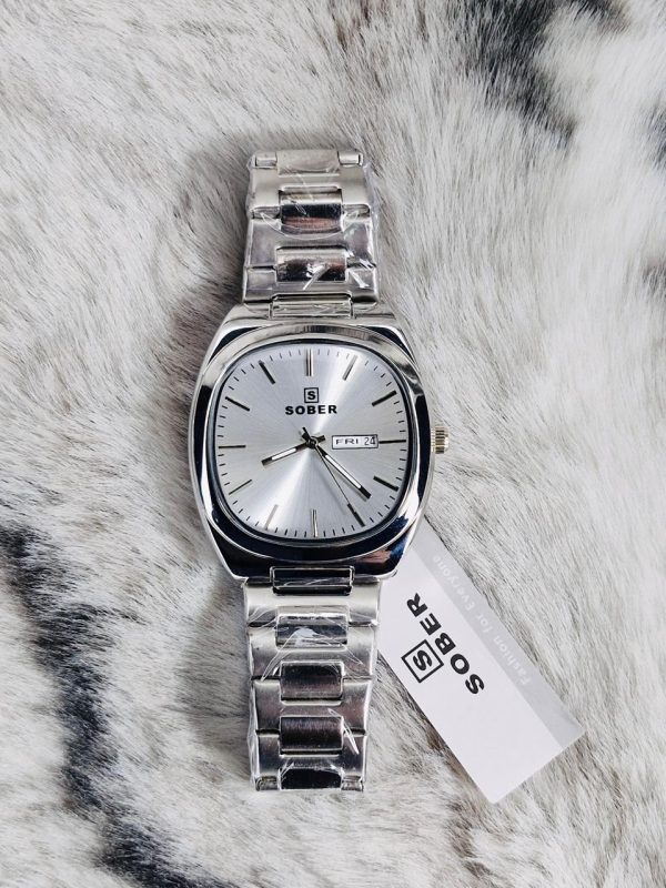 SOBER Men's Classic Stainless Steel Watch